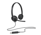 Logitech H340 black USB-A headset view 5