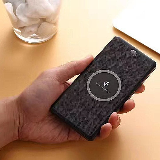 Quick iPhone 8/8X Qi Wireless Portable Pocket Charger by VistaShops Power Adapters & Chargers