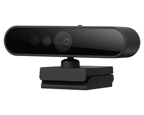 Lenovo Performance FHD webcam angled front with folded clip