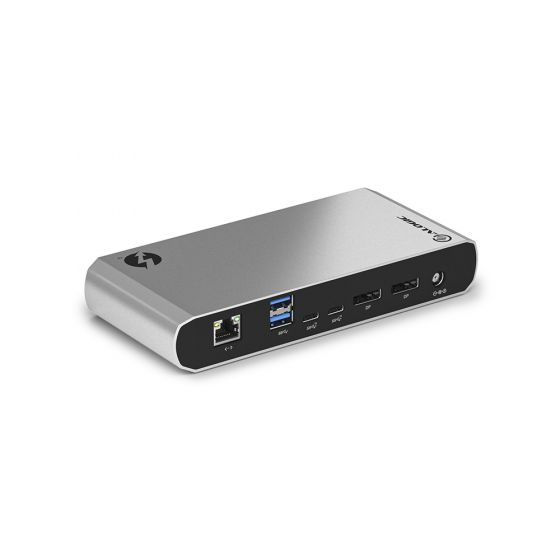 ALOGIC TB3DTRG2 Turbo dock in Space Grey, angled product view