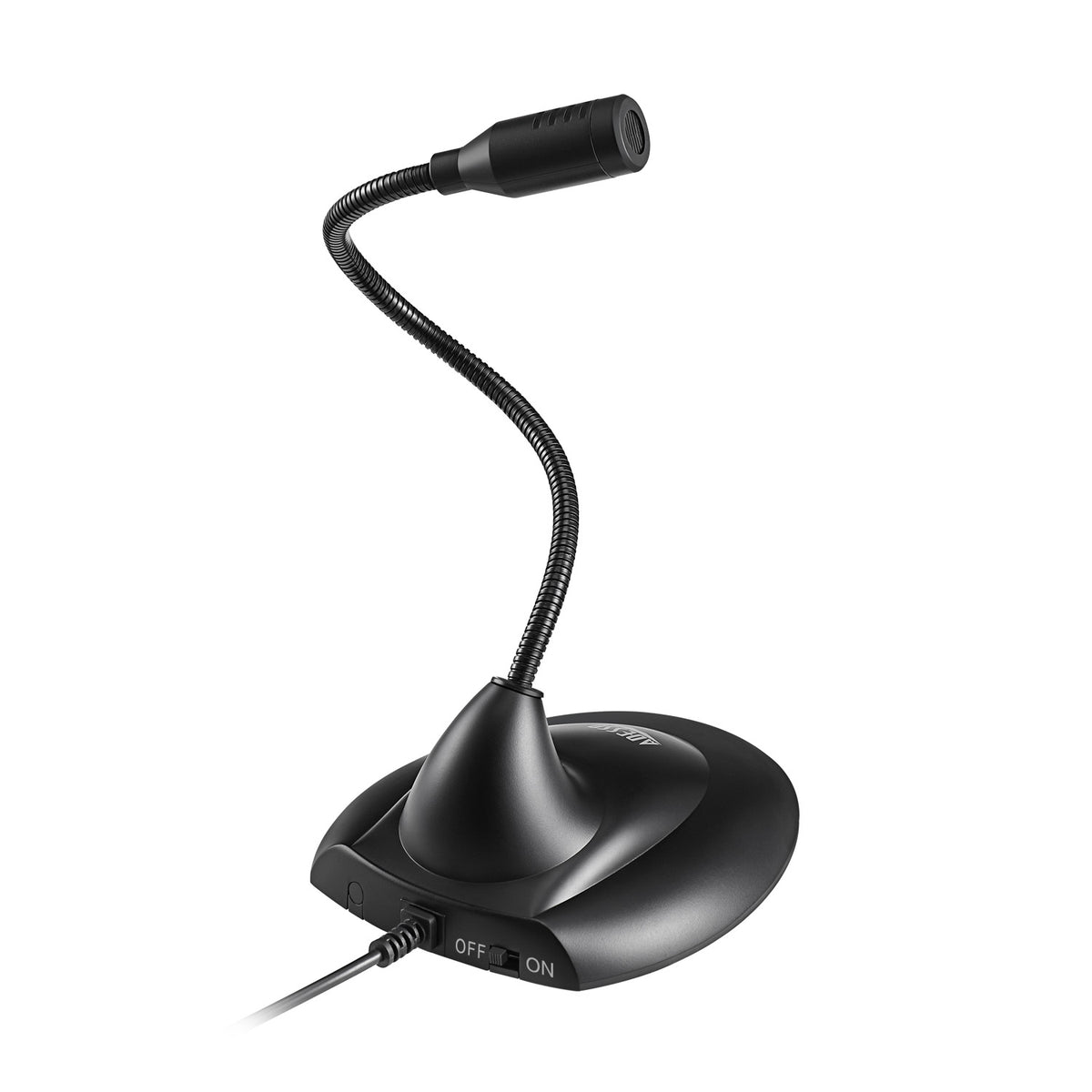 Adesso Xtream M1 microphone, side view showing USB cable