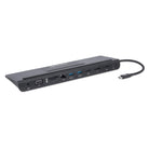 Manhattan 153478 USB-C dock opposite angled view