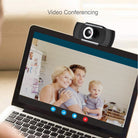 CyberTrack H4 webcam clipped to a monitor
