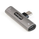 StarTech CDP2CAPDM USB-C audio and charge adapter, angled view