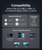 Plugable UD-CUBE supported host systems