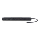 Manhattan 153478 dock front view with HDMI, DisplayPort, VGA and USB ports