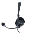 Verbatim 70723 headset earcup and boom microphone, side view