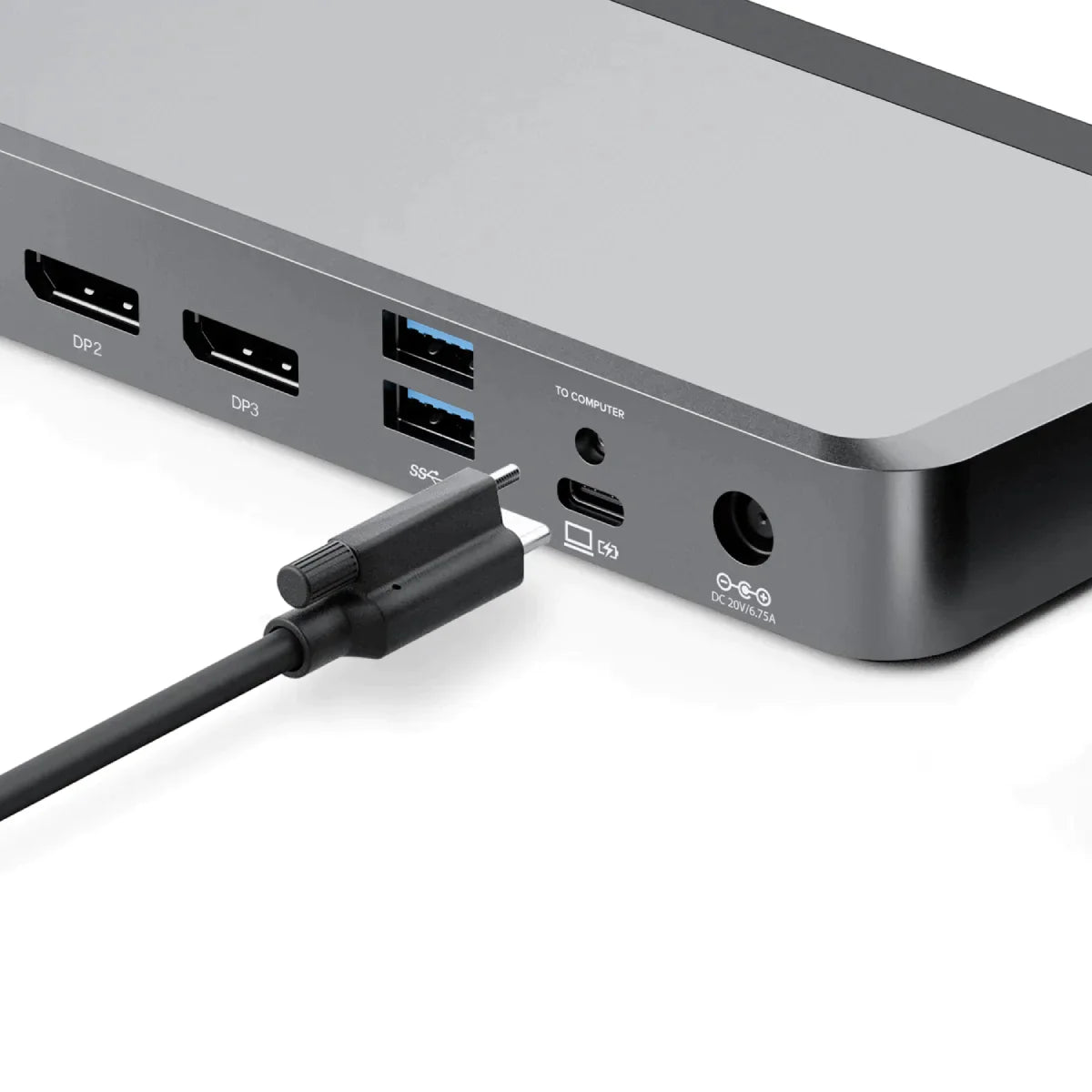 ALOGIC MX3 front USB and audio connections