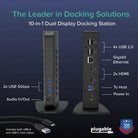 Plugable UD-3900Z front and rear port layout
