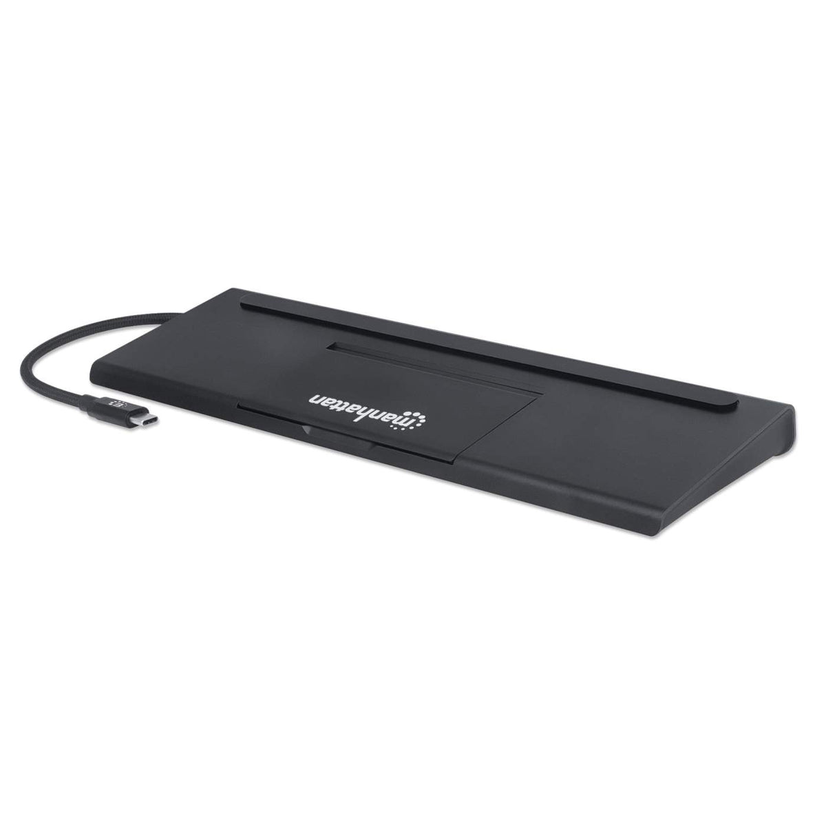 Manhattan 153478 dock top view with USB-C lead