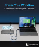 Plugable TBT-UDM dock providing laptop charging