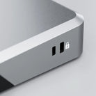 Close view of the MX2 dock security lock slots