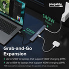 Plugable USBC-10IN1E power passthrough setup