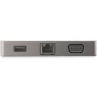 StarTech DKT30CHVGPD travel dock side with USB-A, Ethernet and VGA ports