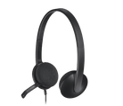 Logitech H340 black USB-A headset view 2