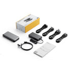 ALOGIC DX2 dock with included power adapter and cables