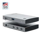 ALOGIC Thunderbolt 4 BLAZE Hub in Space Grey and black, product views