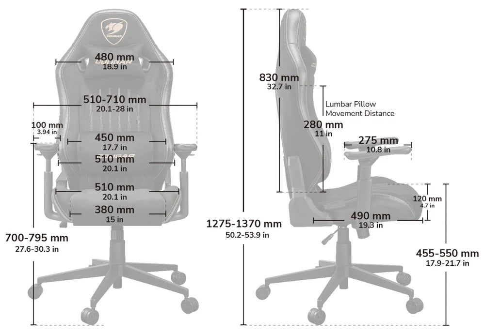 Cougar Explore Royal Gaming Chair Gaming Chairs