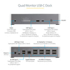 StarTech.com DK31C4DPPD port layout diagram