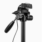 Aluratek AWC2KF webcam mounted on a tripod for illustration