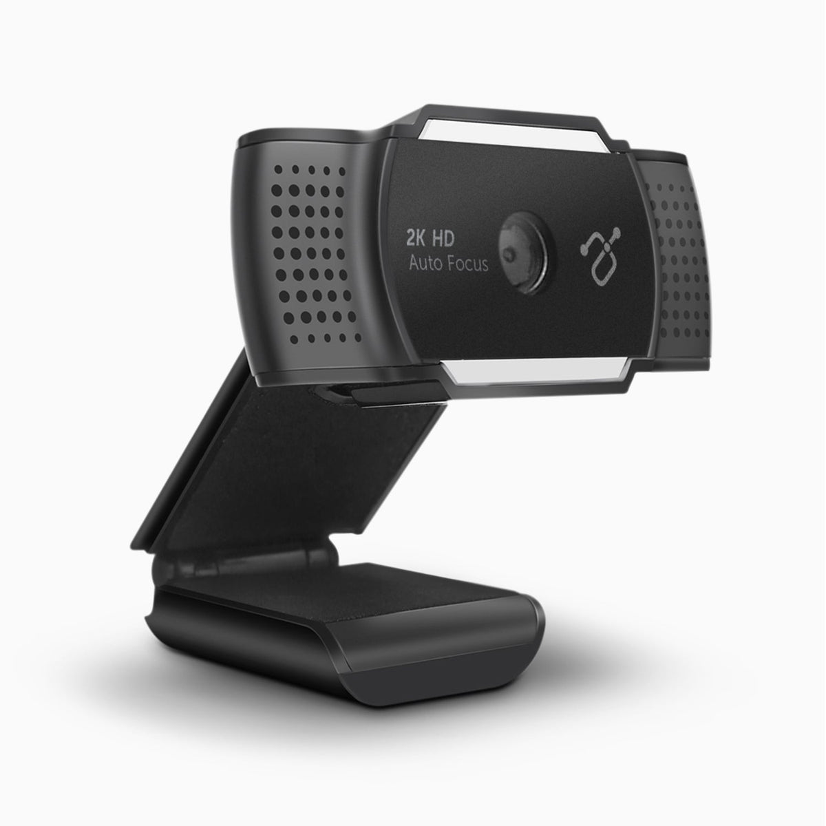 Aluratek AWC2KF webcam and monitor clip, angled view
