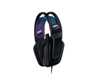 Logitech G335 black wired gaming headset, side view