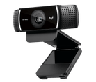 Logitech C922 Pro webcam angled view