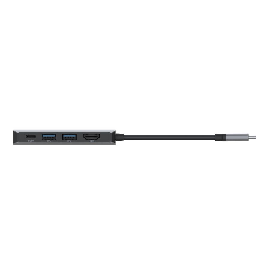 Belkin AVC006 adapter and USB-C host cable, front profile
