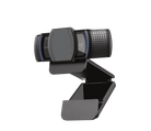 Logitech C920s Pro HD webcam angled with shutter closed