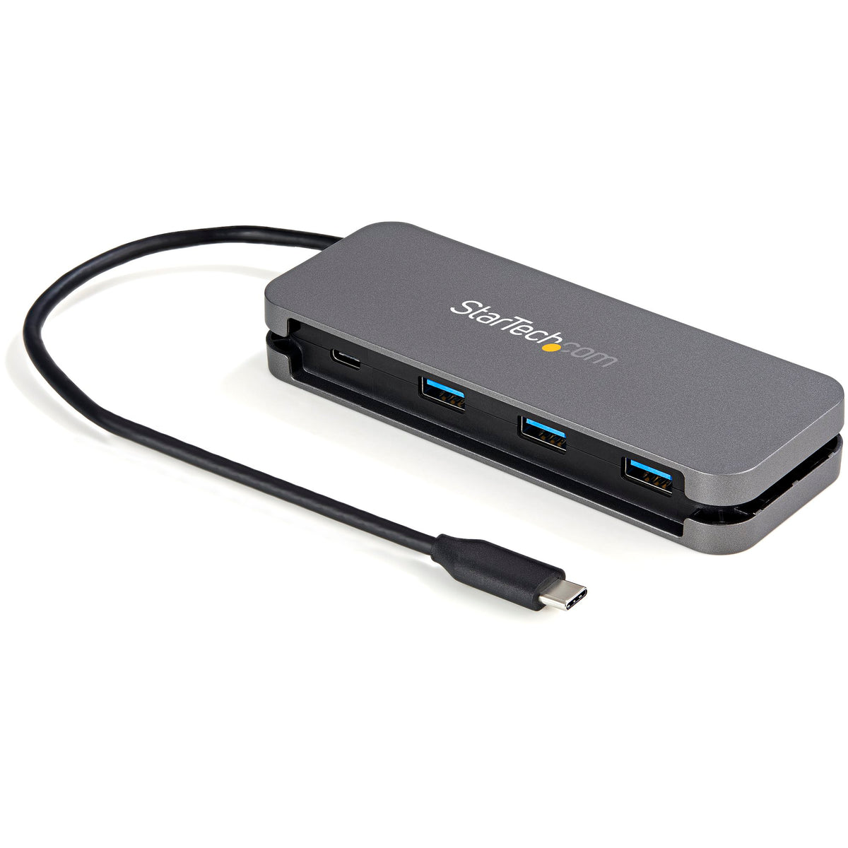 StarTech.com HB30CM3A1CB four-port USB-C hub with built-in host cable