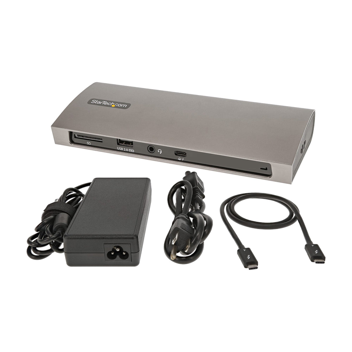 StarTech.com TB4CDOCK dock with power adapter and cable