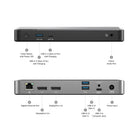 Front and rear ports of ALOGIC DX2 dock