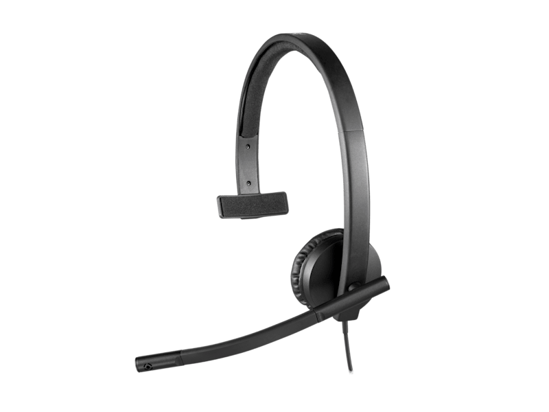 Logitech H570e UC Mono left side