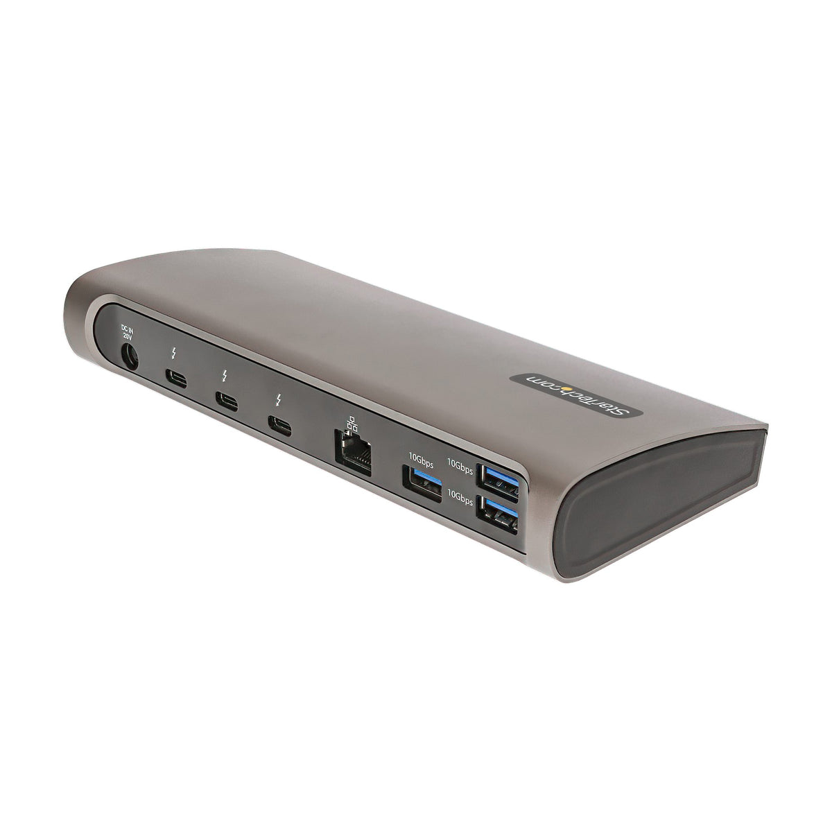 StarTech.com TB4CDOCK Thunderbolt 4 dock angled rear ports