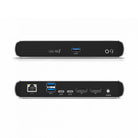 ALOGIC Turbo dock front and rear ports including two DisplayPort outputs