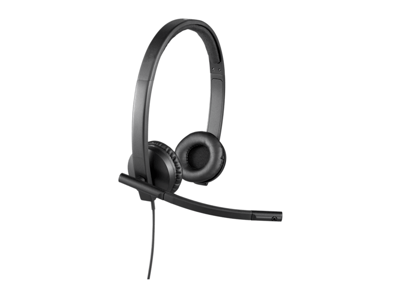Logitech H570e UC Stereo right angle