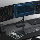 ALOGIC MA3 dock in a multi-monitor workstation