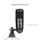 Adesso Xtream M4 microphone close-up showing volume control