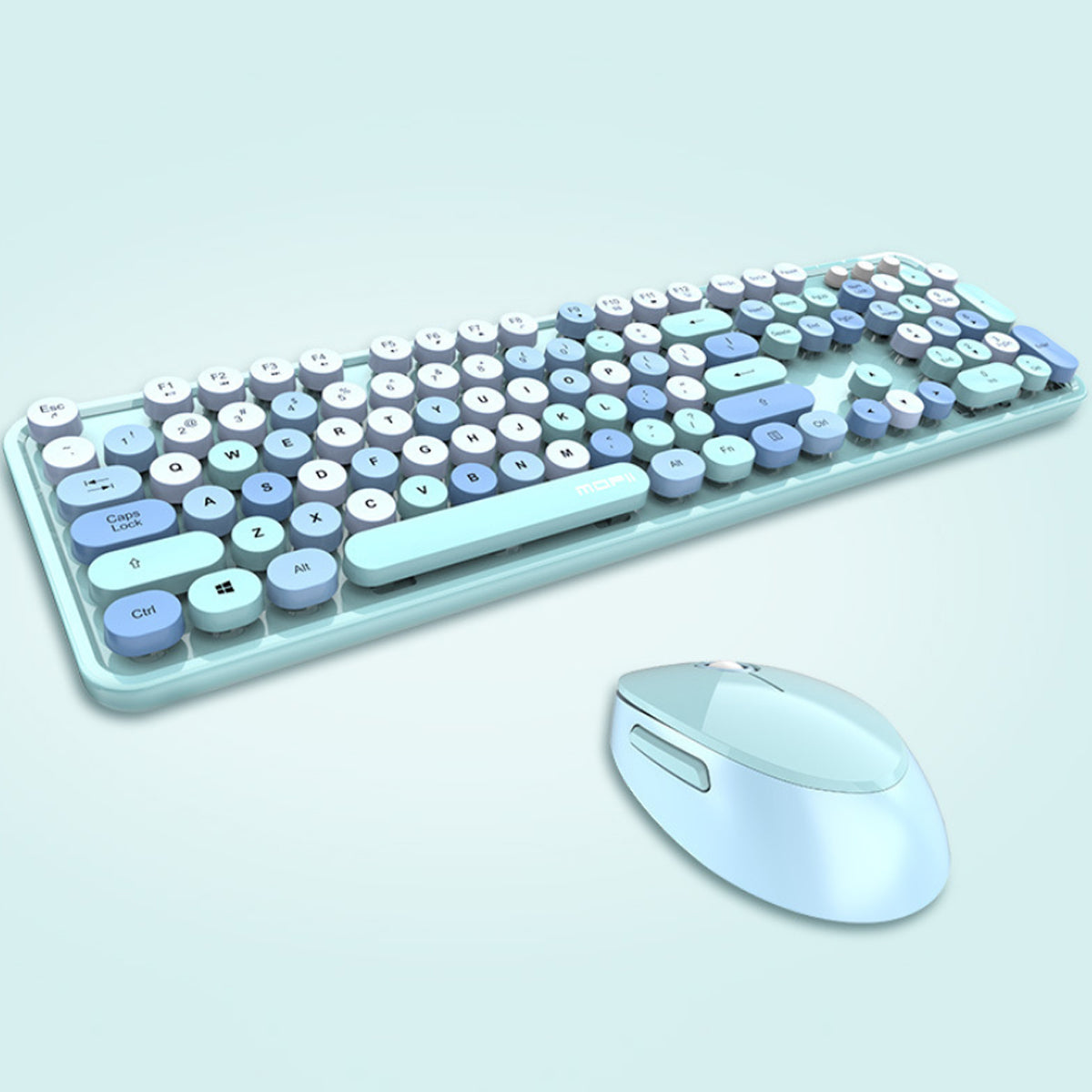 Spring Multi Wireless Keyboard And Mouse Set by VistaShops Keyboards