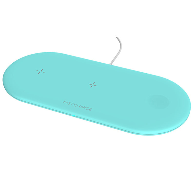 3 in 1 Multi Device Qi Wireless Fast Charger by VistaShops Power Adapters & Chargers