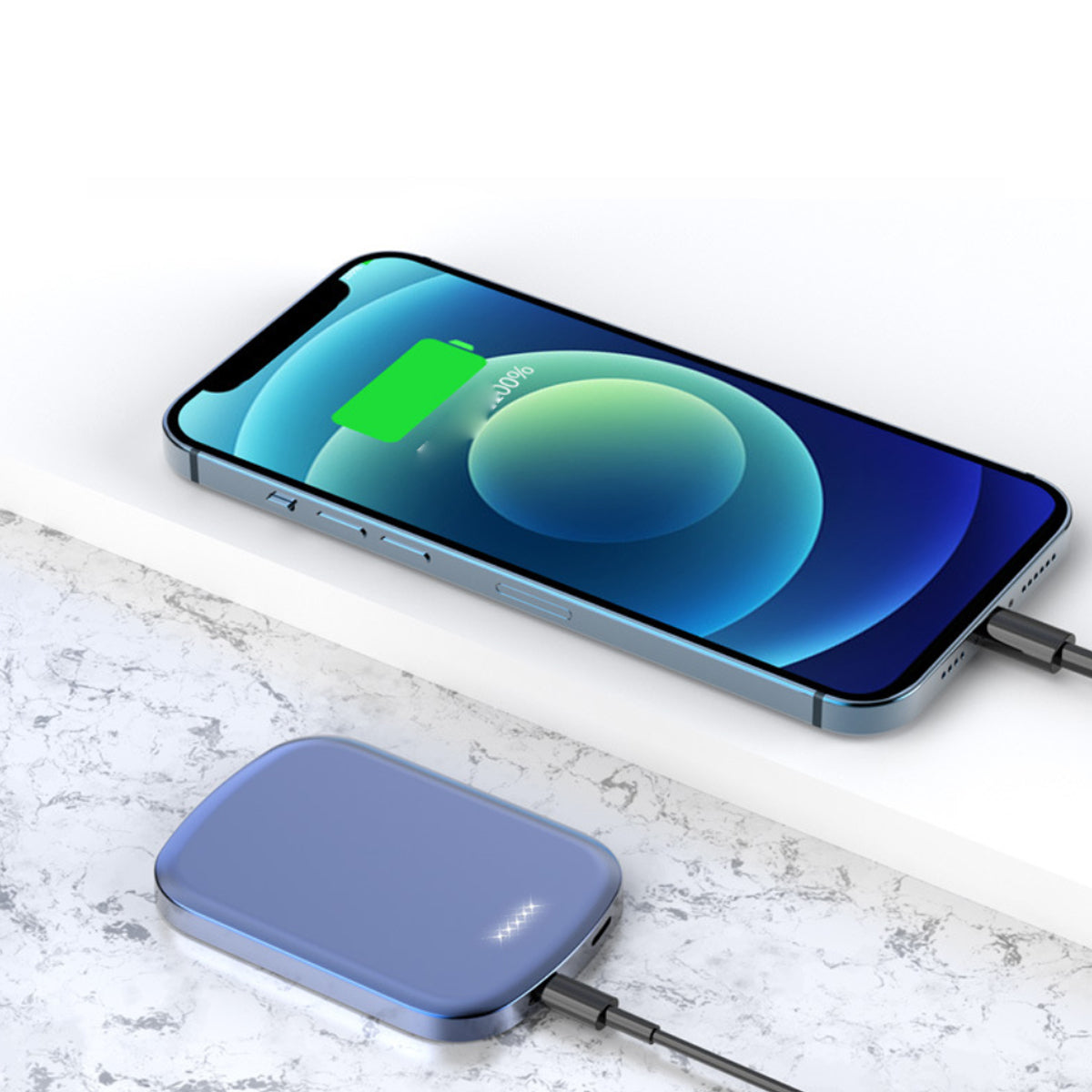 Chargomate Magnetic Portable Wireless Charger And Power Bank For Apple And Android by VistaShops Power Adapters & Chargers
