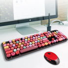 Spring Multi Wireless Keyboard And Mouse Set by VistaShops Keyboards