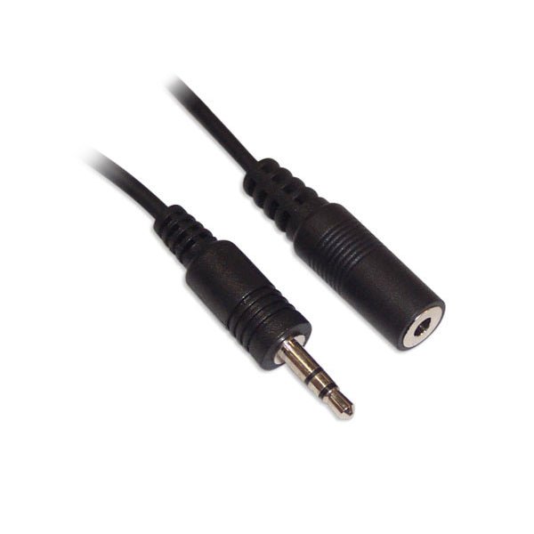 3.5mm Headphone Cable M/F - 100ft - Level Up Desks