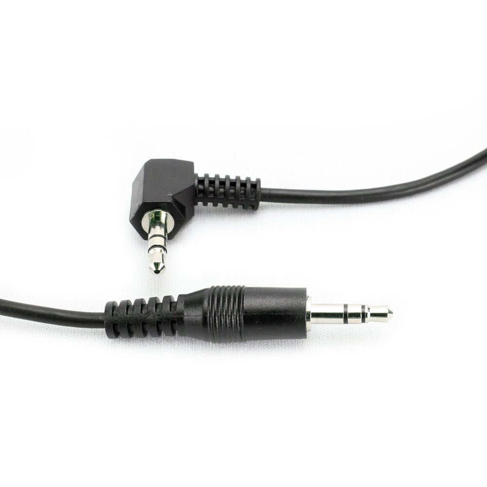 3.5mm Right Angle Audio Cable M/M, 1.5FT - Level Up Desks