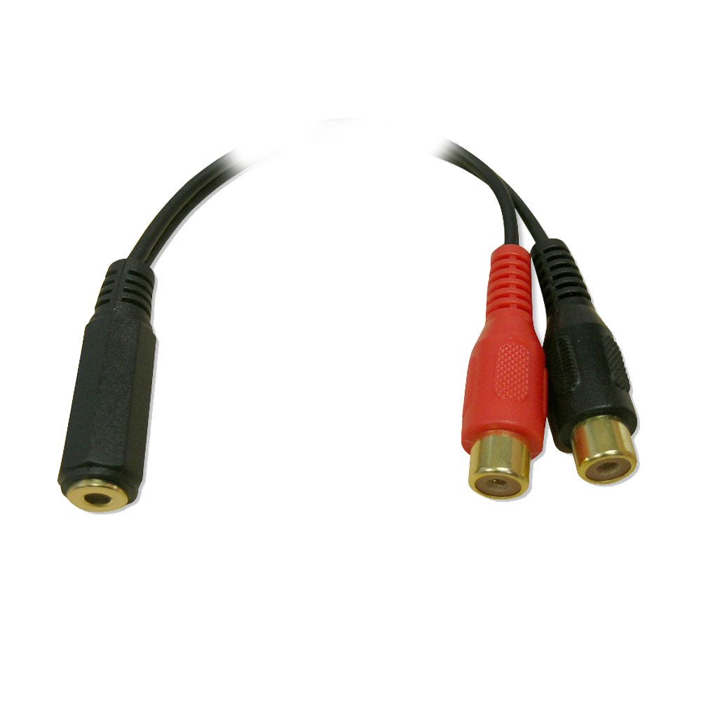 3.5mm to RCA Cable F/F - 6ft - Level Up Desks