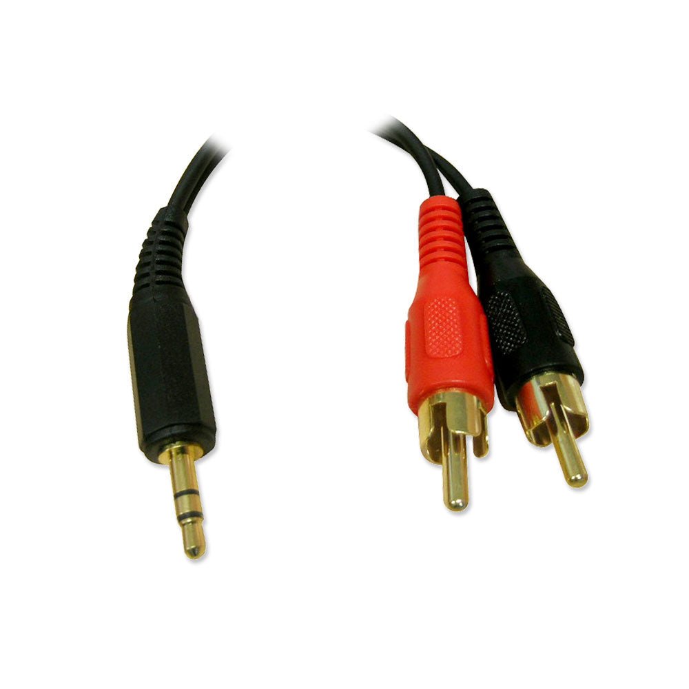 3.5mm to RCA Cable M/M - 6ft - Level Up Desks