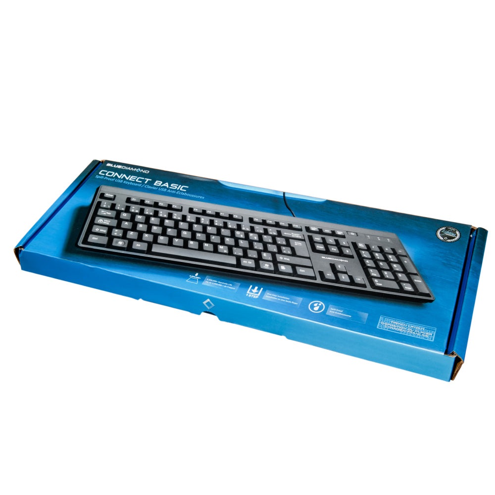 BlueDiamond Connect Basic USB Keyboard French BlueDiamond Keyboards