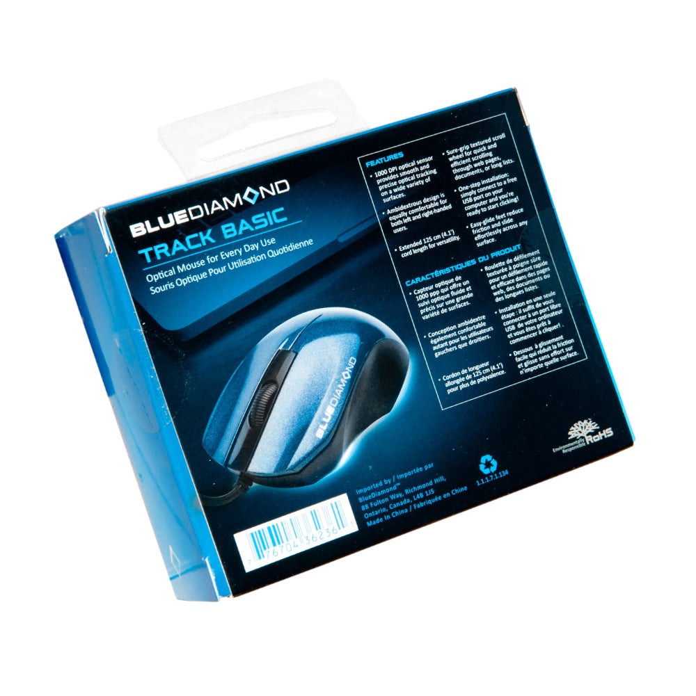 BlueDiamond Track Basic- USB Optical Mouse BlueDiamond Mouse