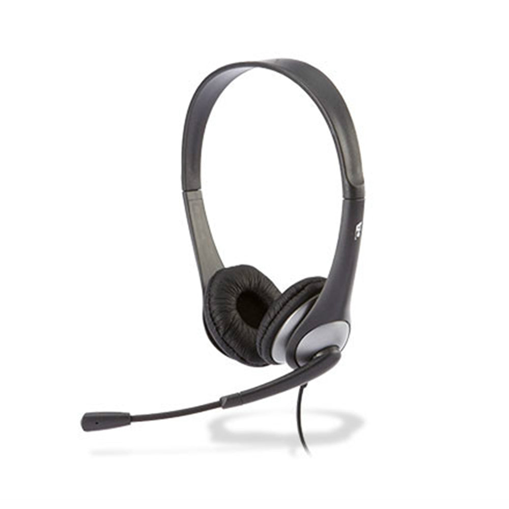 Stereo Headset w/Single Plug + Y-adapter Cyber Acoustics 