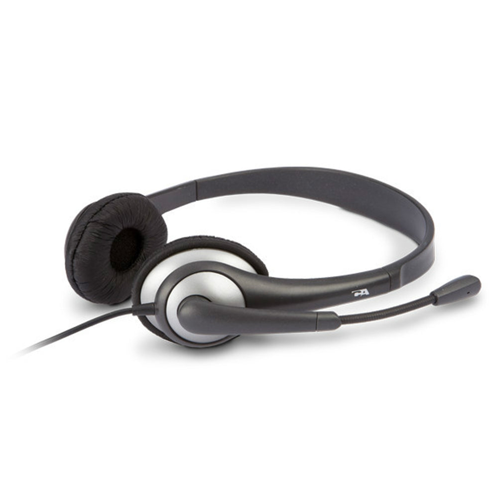 Stereo Headset w/Single Plug + Y-adapter Cyber Acoustics 